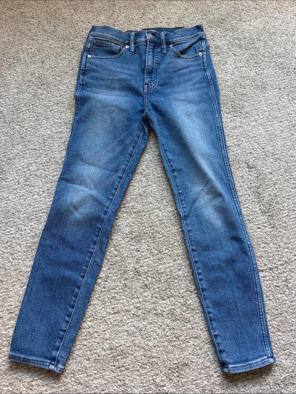 Madewell Women's Skinny Jeans in Medium Blue Wash